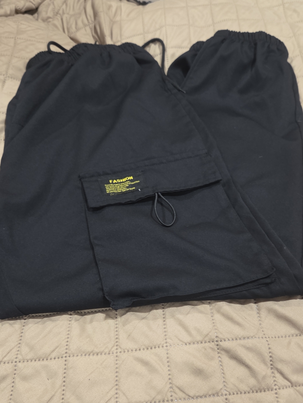 Men's Black Cargo Pants